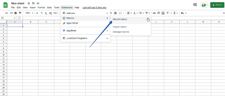 Cómo crear macros de Hojas de cálculo de Google