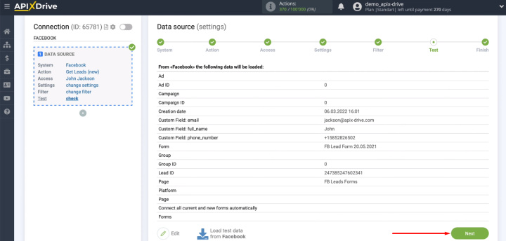 Integración de Facebook y Slack | El cable de prueba