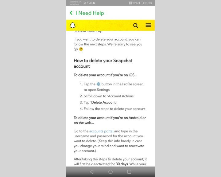Як змінити ім'я користувача Snapchat | Як видалити свій обліковий запис у Snapchat