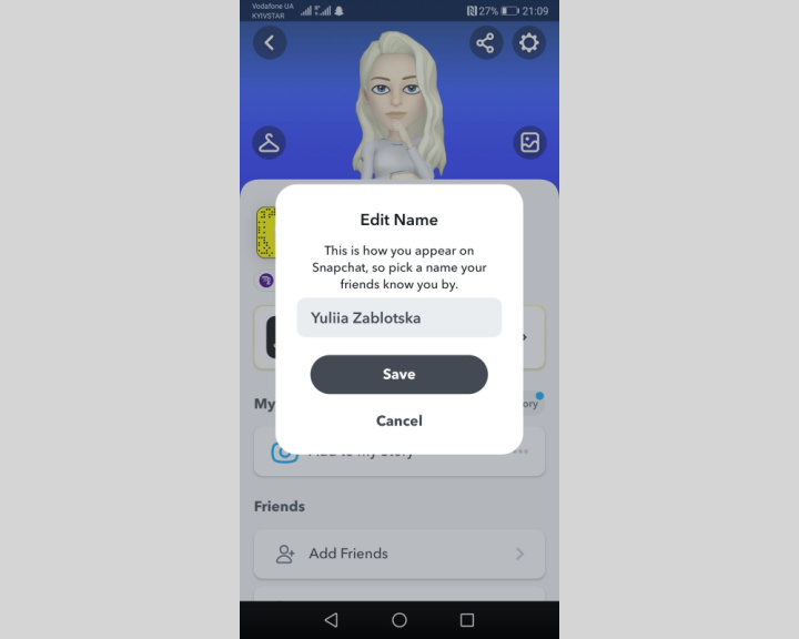 Як змінити ім'я користувача Snapchat | Редагувати ім'я