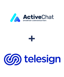 Einbindung von ActiveChat und Telesign