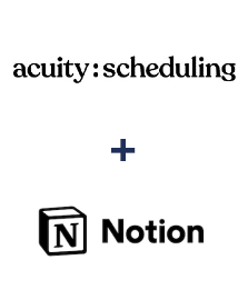 Einbindung von Acuity Scheduling und Notion