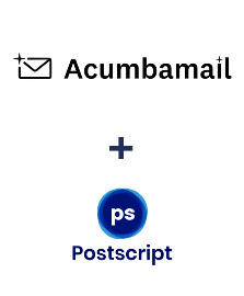 Einbindung von Acumbamail und Postscript