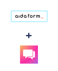 Einbindung von AidaForm und ClickSend