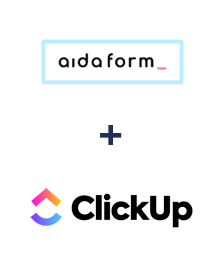 Einbindung von AidaForm und ClickUp
