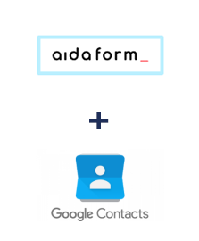 Einbindung von AidaForm und Google Contacts