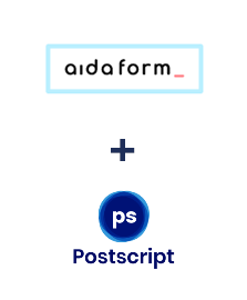 Einbindung von AidaForm und Postscript