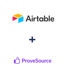 Einbindung von Airtable und ProveSource
