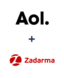 Einbindung von AOL und Zadarma