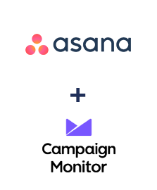 Einbindung von Asana und Campaign Monitor