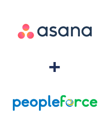 Einbindung von Asana und PeopleForce