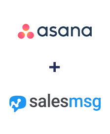 Einbindung von Asana und Salesmsg