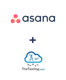 Einbindung von Asana und TheTexting