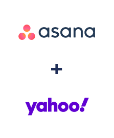 Einbindung von Asana und Yahoo!