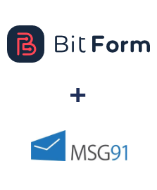 Einbindung von Bit Form und MSG91