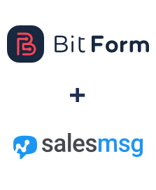 Einbindung von Bit Form und Salesmsg