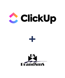 Einbindung von ClickUp und BrandSMS 