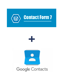 Einbindung von Contact Form 7 und Google Contacts