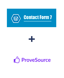 Einbindung von Contact Form 7 und ProveSource