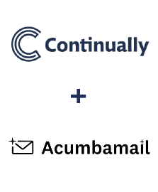 Einbindung von Continually und Acumbamail