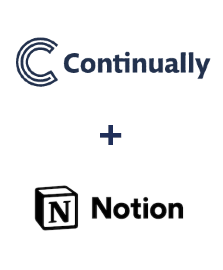 Einbindung von Continually und Notion