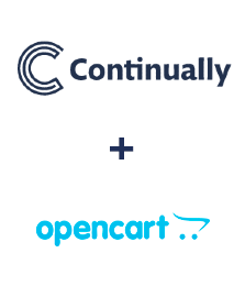 Einbindung von Continually und Opencart