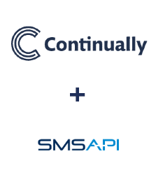 Einbindung von Continually und SMSAPI