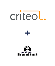 Einbindung von Criteo und BrandSMS 