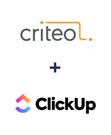 Einbindung von Criteo und ClickUp