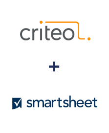 Einbindung von Criteo und Smartsheet