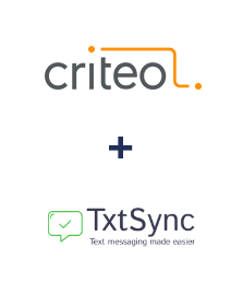Einbindung von Criteo und TxtSync