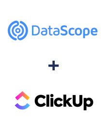 Einbindung von DataScope Forms und ClickUp