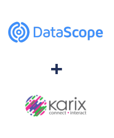 Einbindung von DataScope Forms und Karix