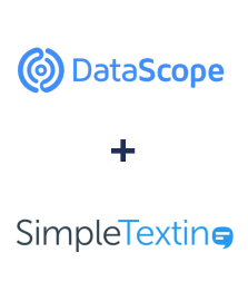 Einbindung von DataScope Forms und SimpleTexting