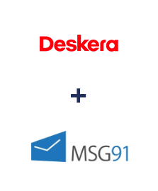 Einbindung von Deskera CRM und MSG91