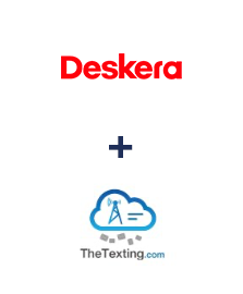 Einbindung von Deskera CRM und TheTexting