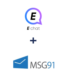 Einbindung von E-chat und MSG91