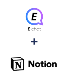 Einbindung von E-chat und Notion