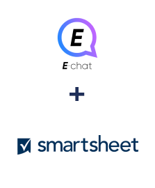 Einbindung von E-chat und Smartsheet