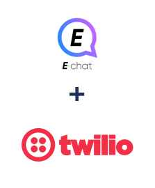 Einbindung von E-chat und Twilio