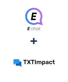Einbindung von E-chat und TXTImpact
