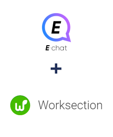 Einbindung von E-chat und Worksection