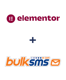 Einbindung von Elementor und BulkSMS