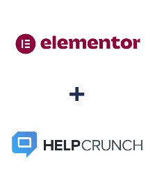Einbindung von Elementor und HelpCrunch