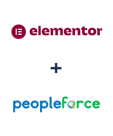 Einbindung von Elementor und PeopleForce