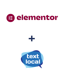Einbindung von Elementor und Textlocal