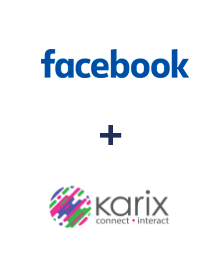 Einbindung von Facebook und Karix