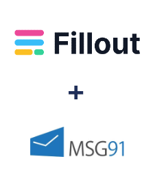 Einbindung von Fillout und MSG91