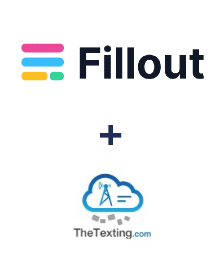 Einbindung von Fillout und TheTexting
