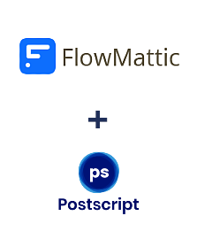 Einbindung von FlowMattic und Postscript